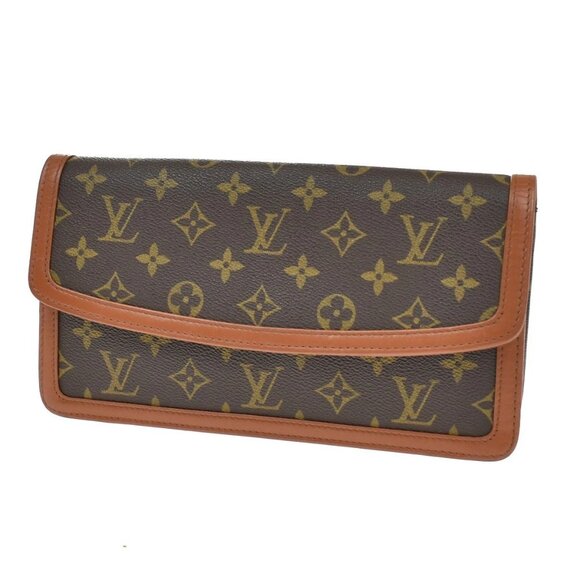 LOUIS VUITTON Pochette Dam PM Clutch Hand Bag Monogram Leather BN M51812 87KB144 - Picture 1 of 16